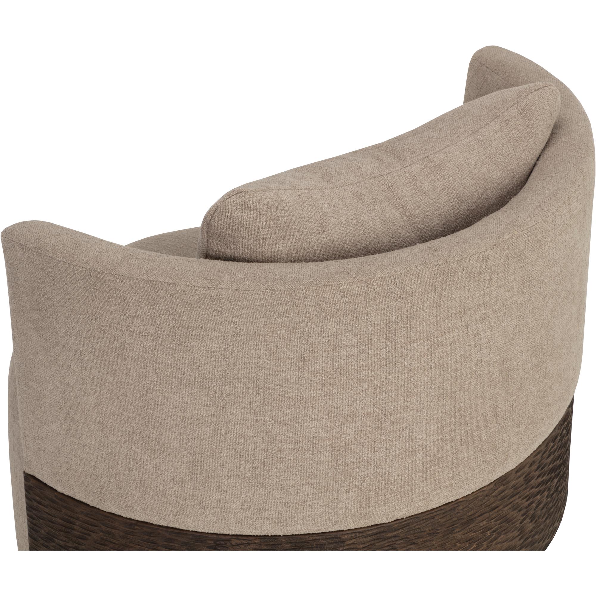 Bastille Swivel Lounge Chair - Rhine Sandbank 5 Bastille Swivel Lounge Chair - Rhine Sandbank - Image 5