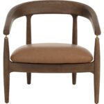 Valmont Lounge Chair - Milliken Cognac 6 Valmont Lounge Chair - Milliken Cognac - Image 2