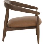 Valmont Lounge Chair - Milliken Cognac 7 Valmont Lounge Chair - Milliken Cognac - Image 3
