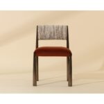 Bayard Dining Chair - Dark Bronze - Meg Rust / Terri Nutmeg 112687 112687 BAYARD DINING CHAIR DARK BRONZE MEG RUST TERRI NUTMEG 1