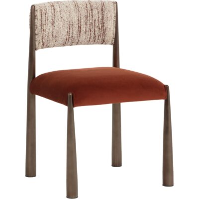 Bayard Dining Chair - Dark Bronze - Meg Rust / Terri Nutmeg