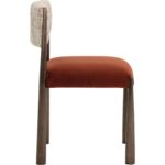 Bayard Dining Chair - Dark Bronze - Meg Rust / Terri Nutmeg 112687 112687 BAYARD DINING CHAIR DARK BRONZE MEG RUST TERRI NUTMEG 22