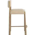 Bayard Counter Stool - Antique Brass - Napa Beige / Santa Cruz Oatmeal 112688 112688 BAYARD COUNTER STOOL ANTIQUE BRASS NAPA BEIGE SANTA CRUZ OATMEAL 22