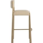 Bayard Barstool - Antique Brass - Napa Beige / Santa Cruz Oatmeal 112689 112689 BAYARD BARSTOOL ANTIQUE BRASS NAPA BEIGE SANTA CRUZ OATMEAL 22