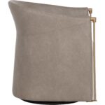 Leontine Swivel Lounge Chair - Meg Taupe / Ivanhoe Mineral 112696 112696 LEONTINE SWIVEL LOUNGE CHAIR MEG TAUPE IVANHOE MINERAL 22