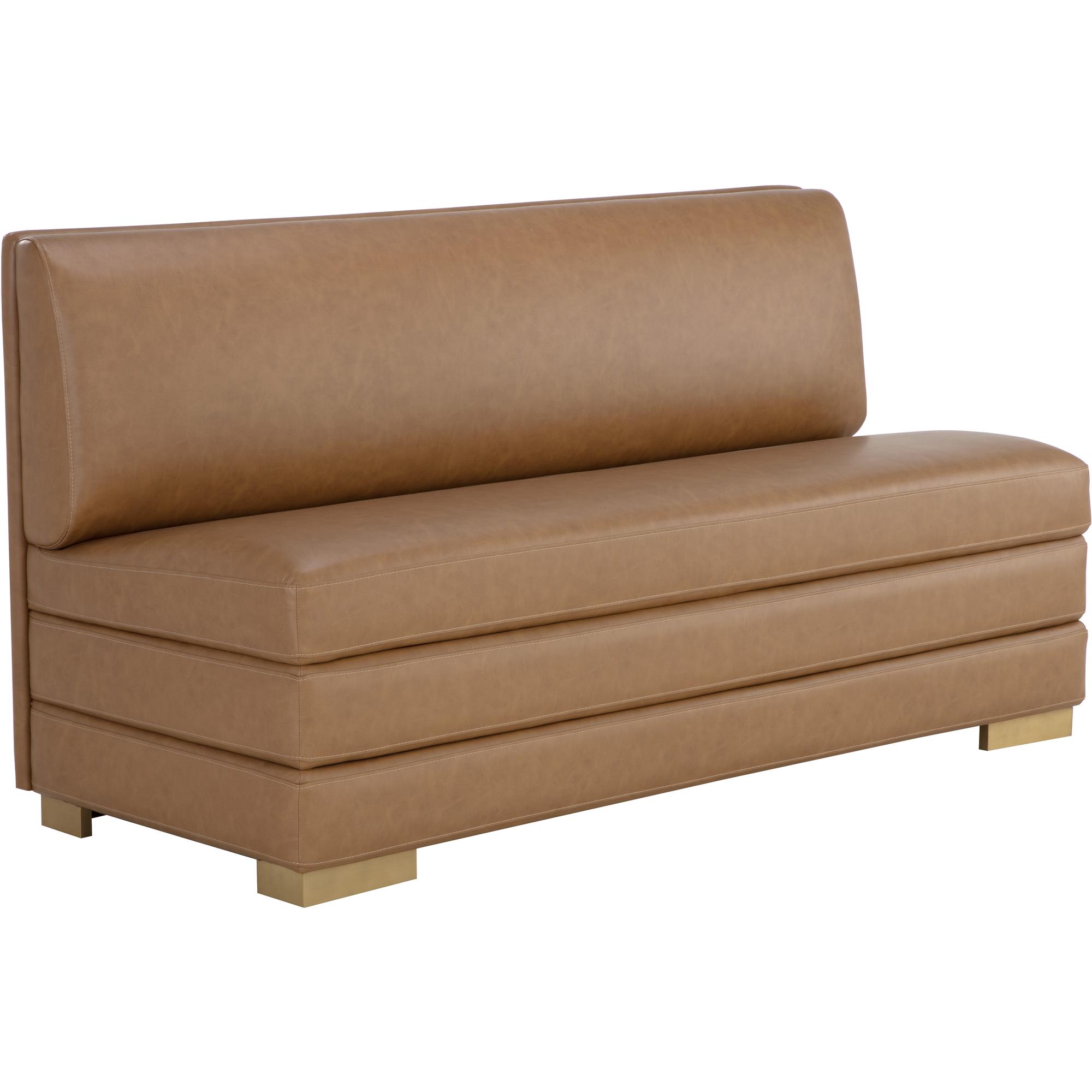 Radcliff Banquette - Milliken Cognac 1 Radcliff Banquette - Milliken Cognac