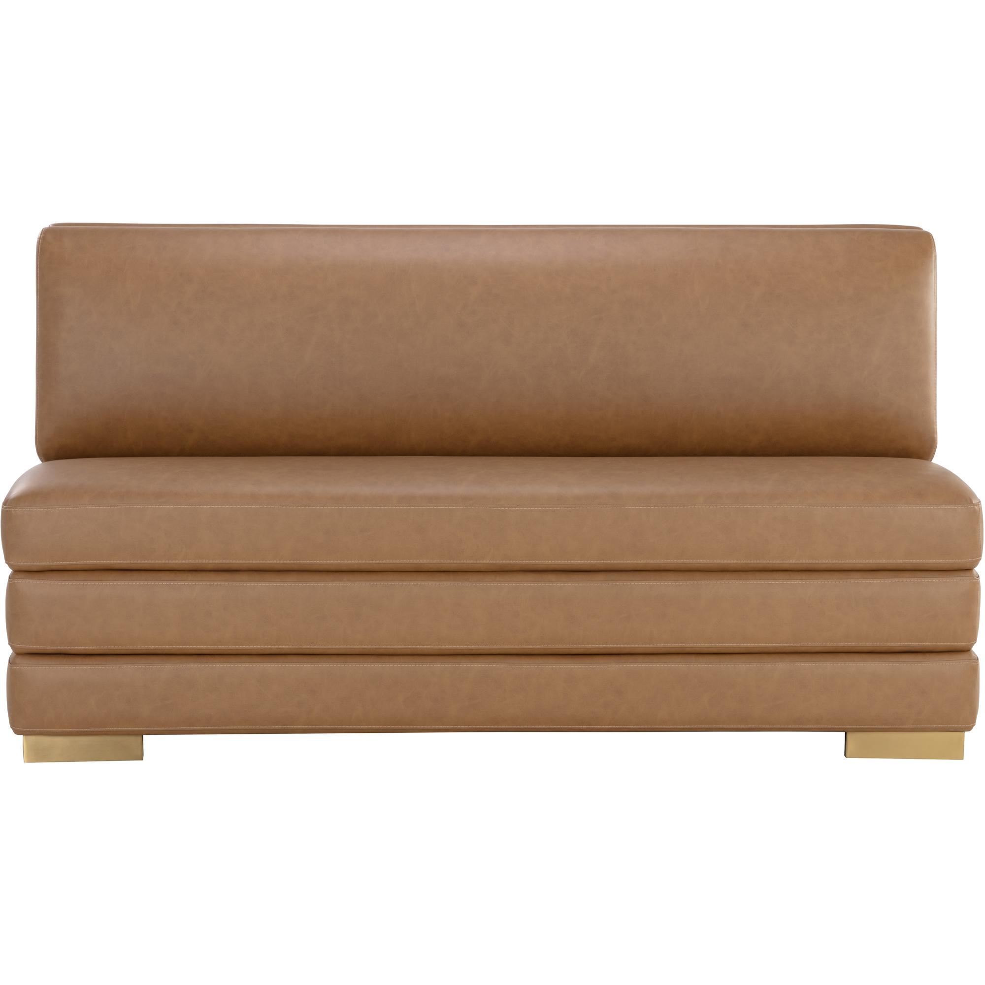 Radcliff Banquette - Milliken Cognac 2 Radcliff Banquette - Milliken Cognac - Image 2
