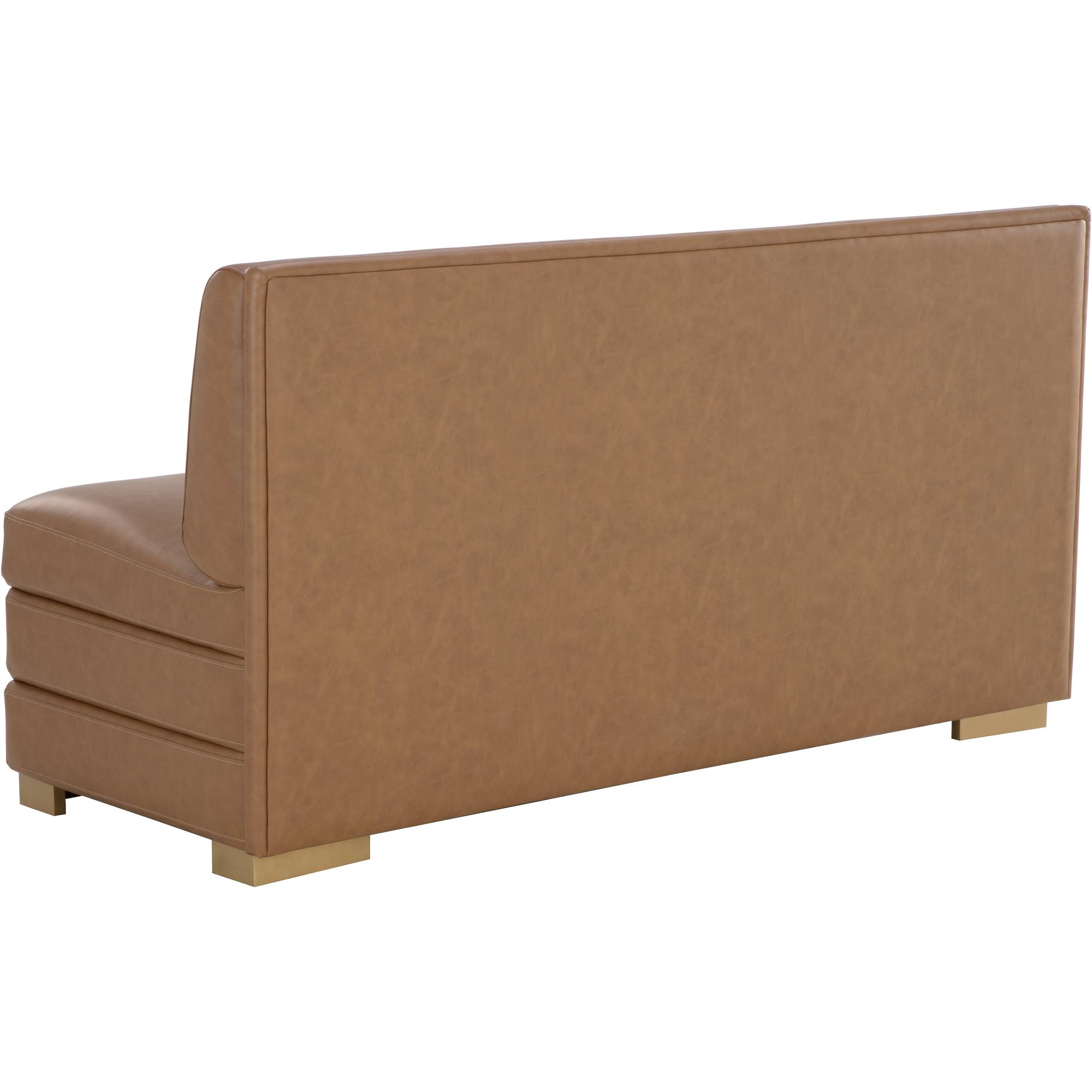 Radcliff Banquette - Milliken Cognac 3 Radcliff Banquette - Milliken Cognac - Image 3