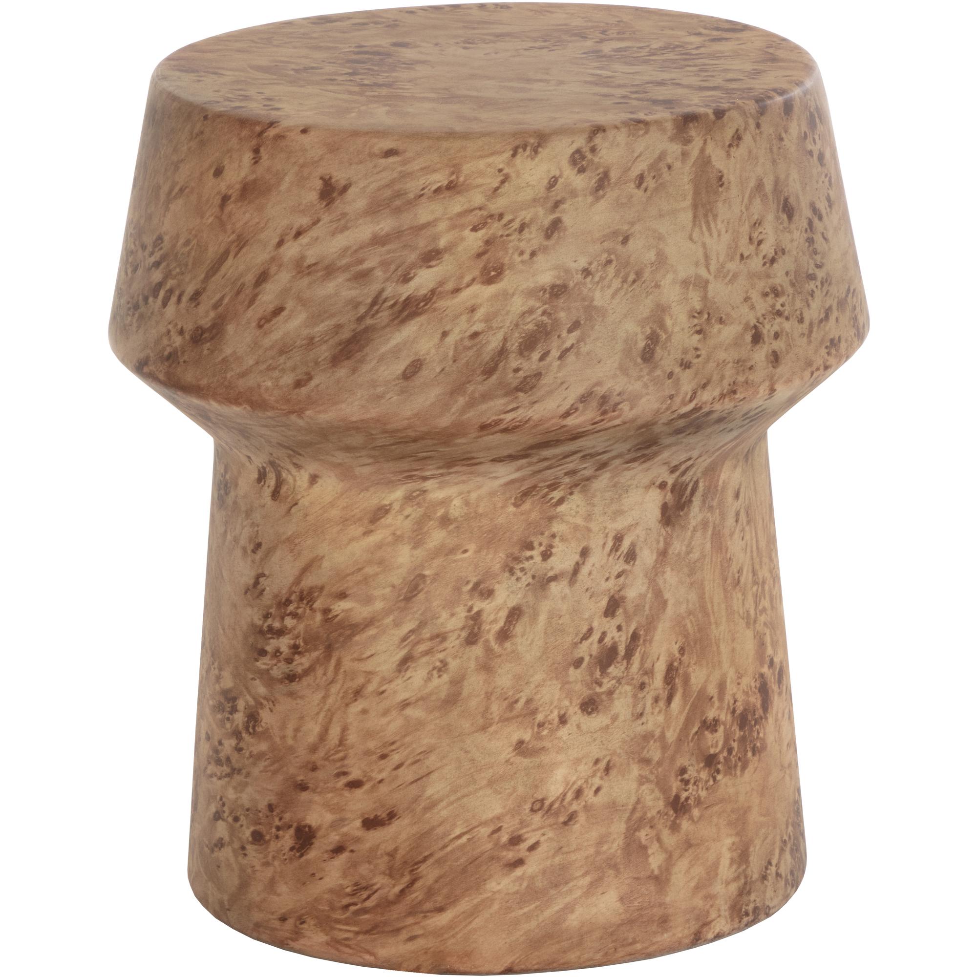 Brie End Table - Burl Look 2 Brie End Table - Burl Look - Image 2