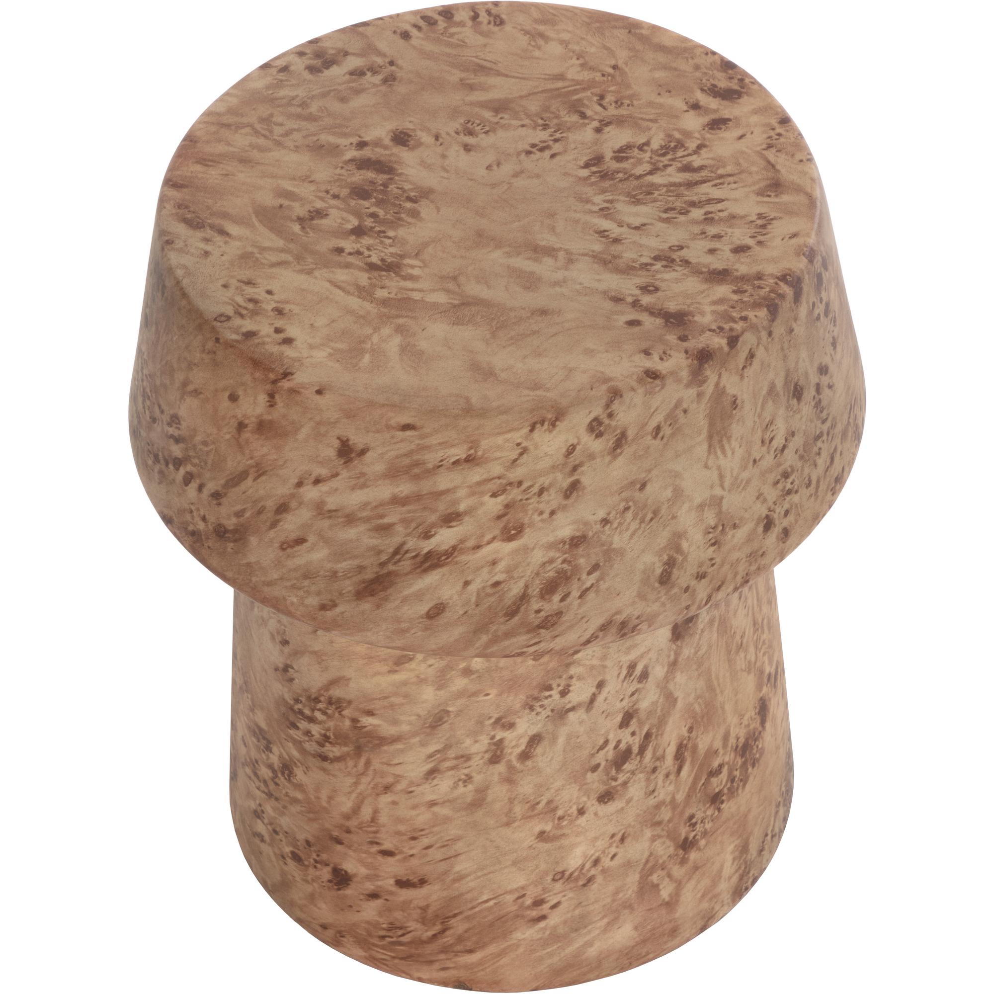 Brie End Table - Burl Look 3 Brie End Table - Burl Look - Image 3