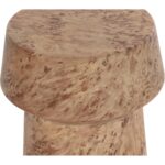 Brie End Table - Burl Look 8 Brie End Table - Burl Look - Image 4