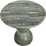 Raul Bistro Table - Marble Look - Sage - 34" 112721 112721 RAUL BISTRO TABLE MARBLE LOOK SAGE 34 22