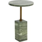 Mizani End Table - Marble Look - Sage 112722 112722 MIZANI END TABLE MARBLE LOOK SAGE 21