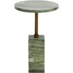 Mizani End Table - Marble Look - Sage 112722 112722 MIZANI END TABLE MARBLE LOOK SAGE 22