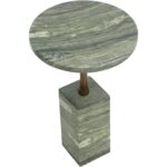 Mizani End Table - Marble Look - Sage 112722 112722 MIZANI END TABLE MARBLE LOOK SAGE 23