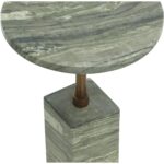 Mizani End Table - Marble Look - Sage 112722 112722 MIZANI END TABLE MARBLE LOOK SAGE 26