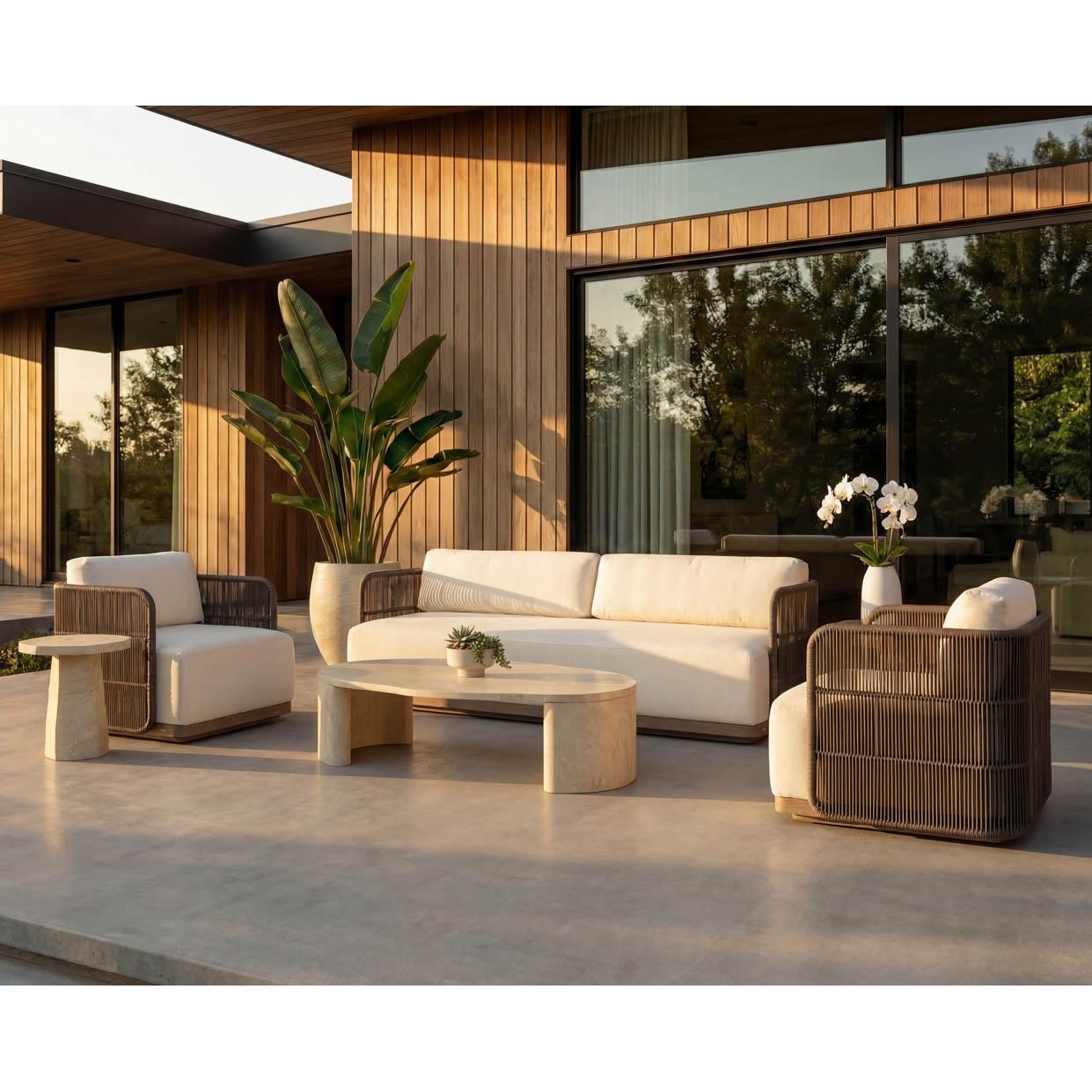 Savinah Coffee Table - Travertine Look - Natural 7 Savinah Coffee Table - Travertine Look - Natural - Image 7