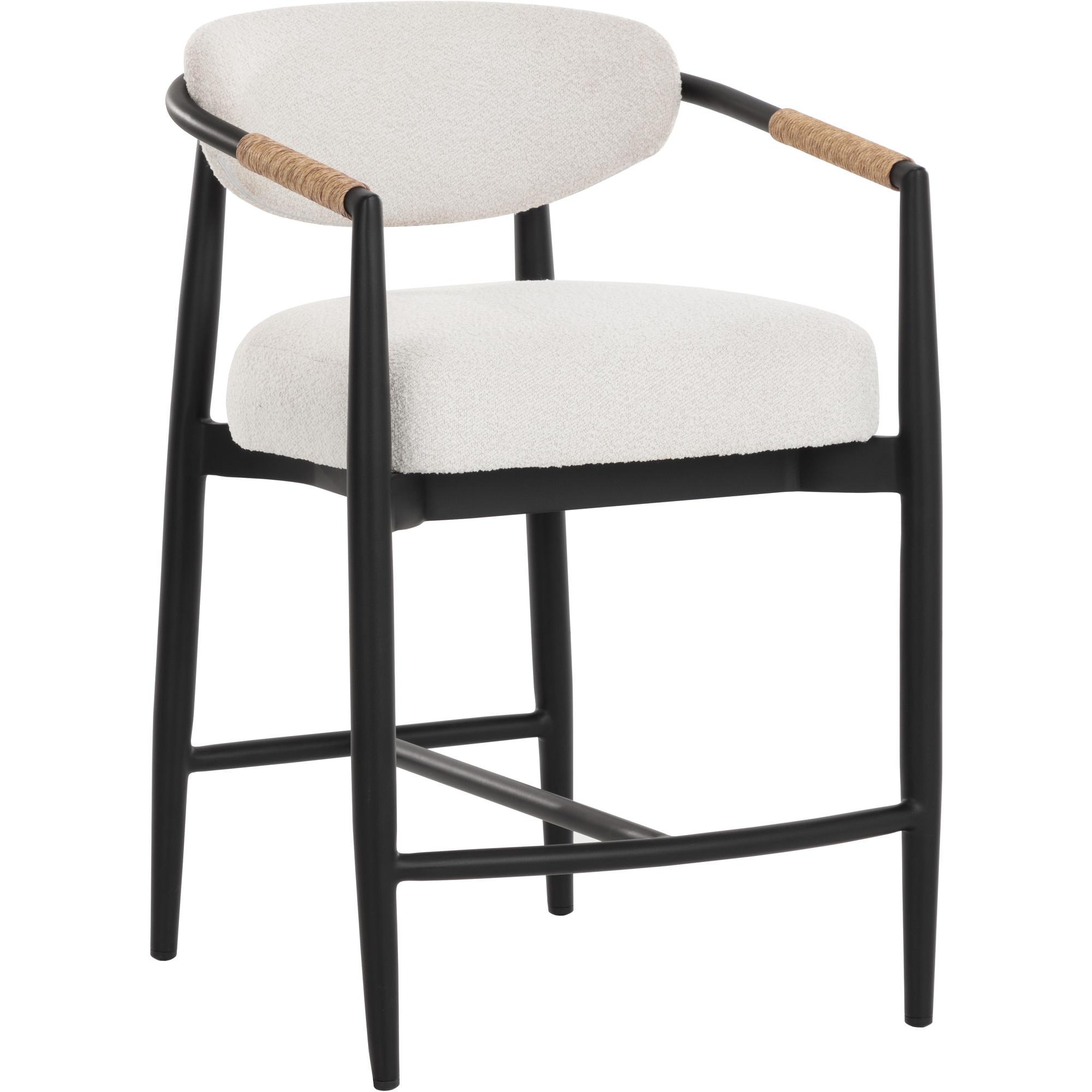 Marita Counter Stool - Louis Cream 1 Marita Counter Stool - Louis Cream