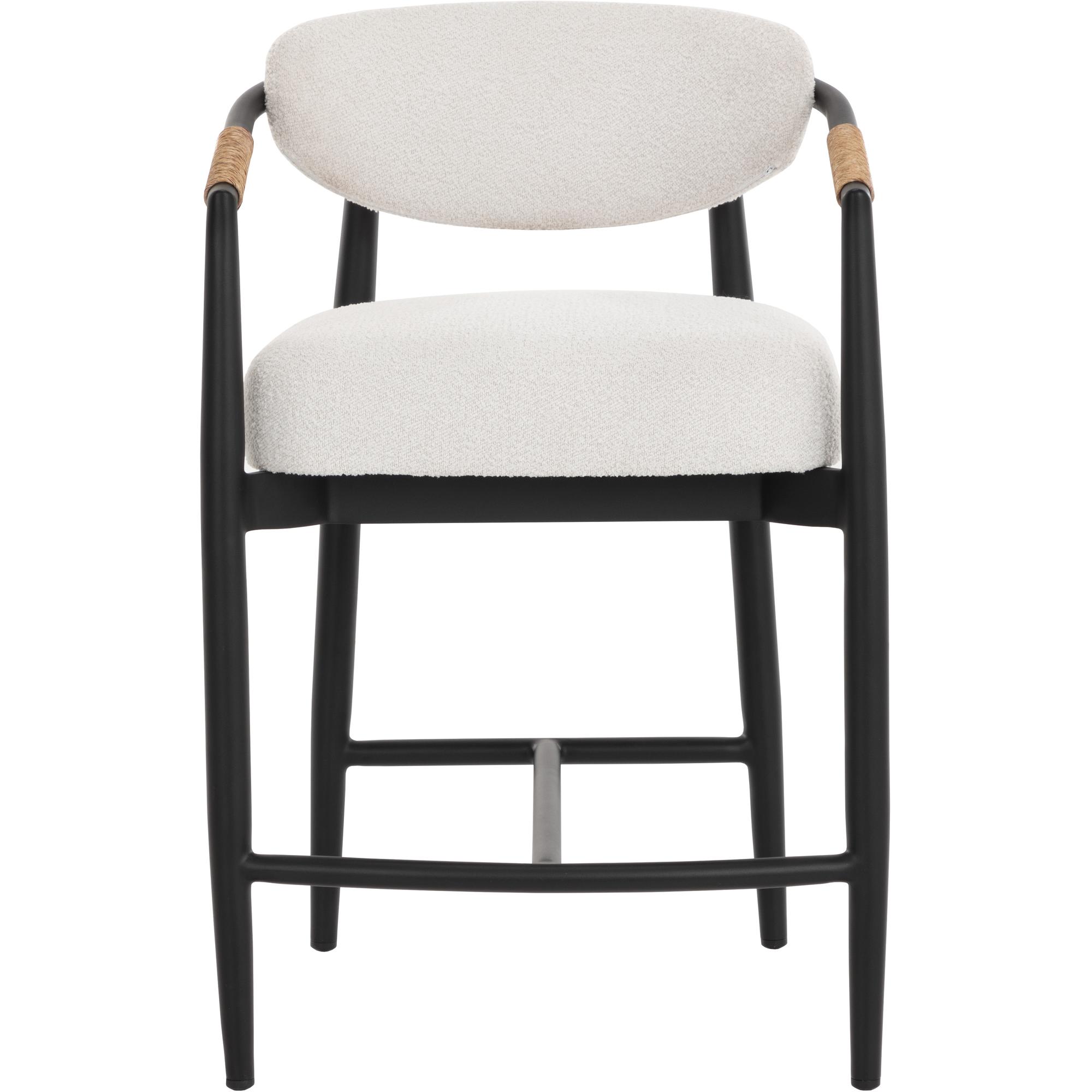 Marita Counter Stool - Louis Cream 2 Marita Counter Stool - Louis Cream - Image 2