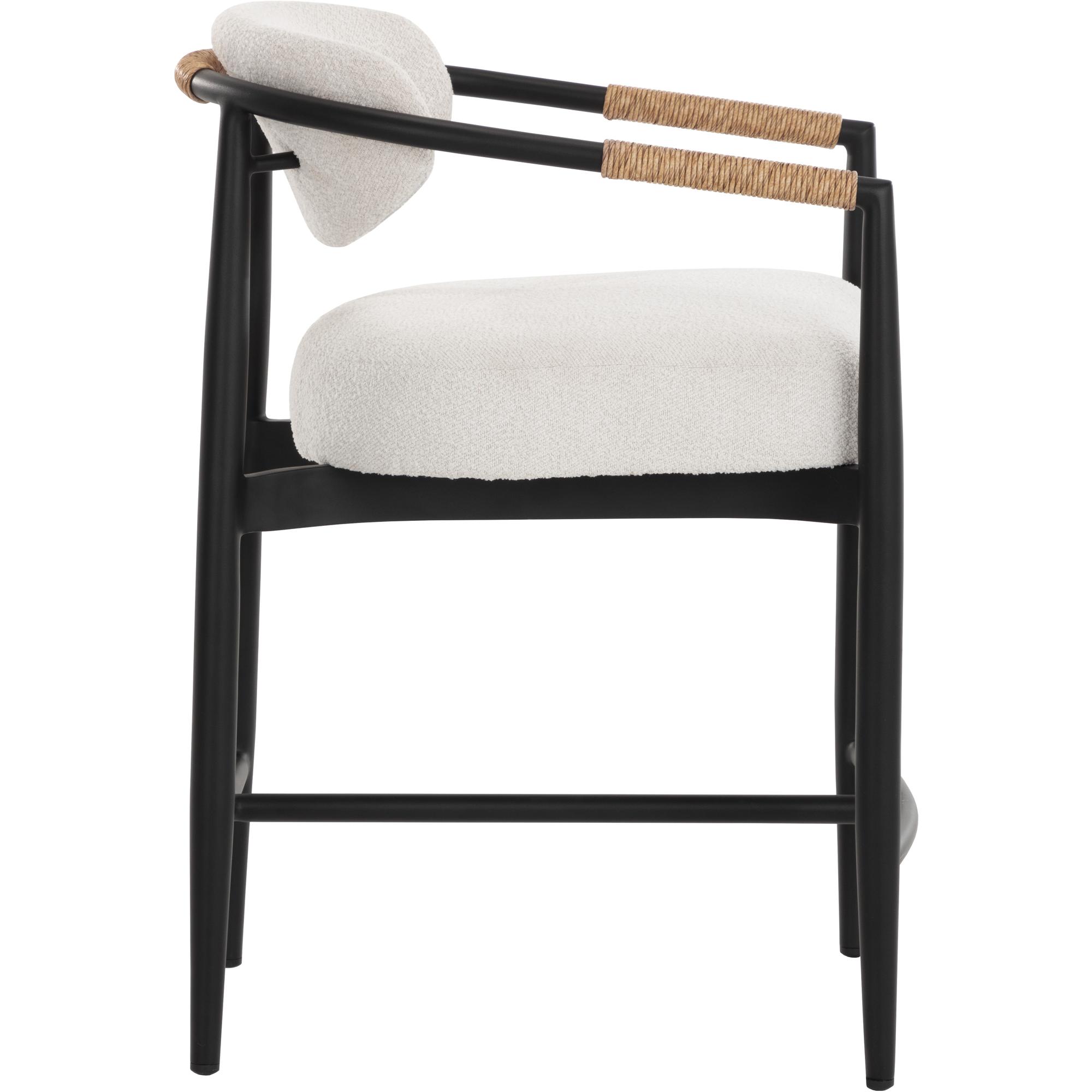 Marita Counter Stool - Louis Cream 3 Marita Counter Stool - Louis Cream - Image 3