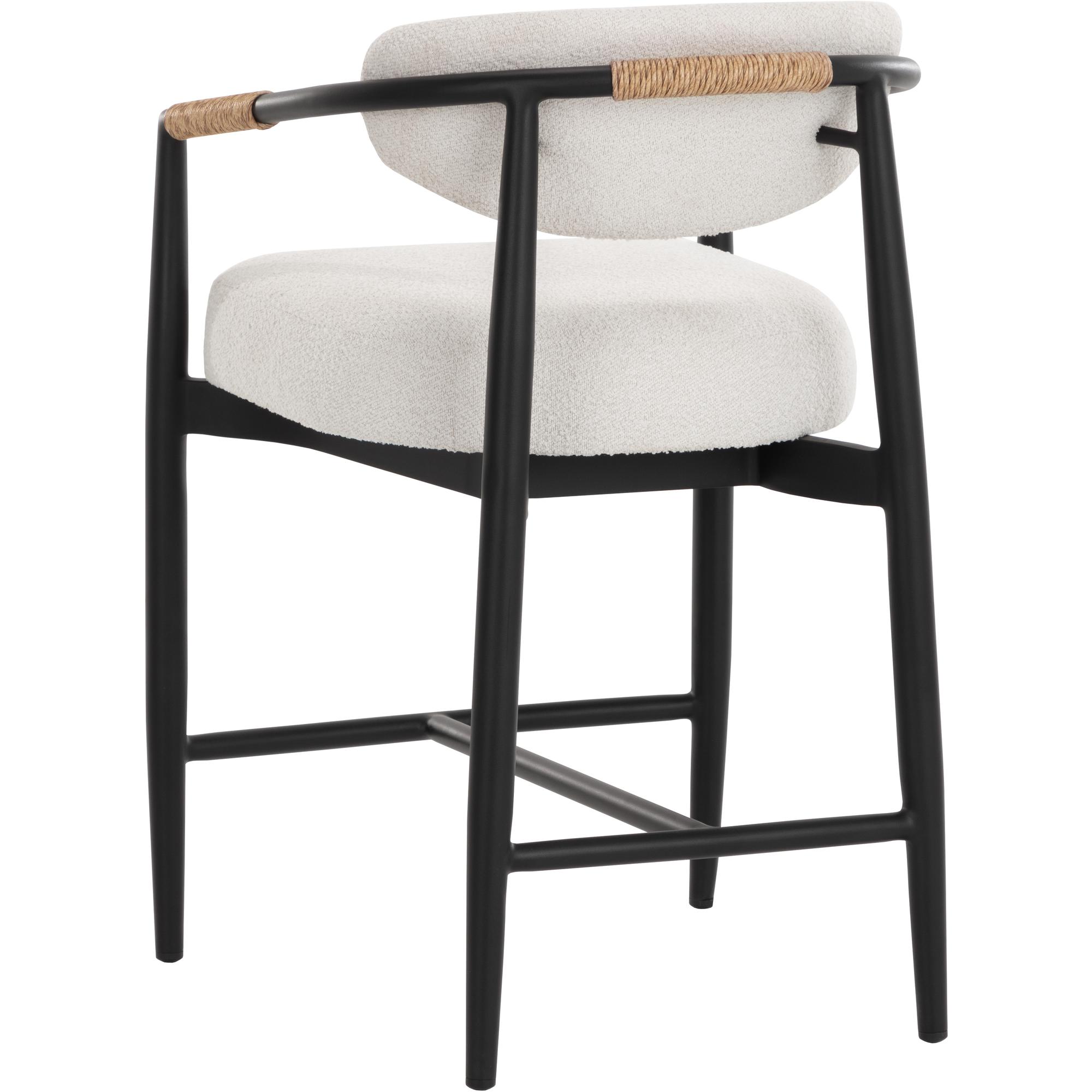 Marita Counter Stool - Louis Cream 4 Marita Counter Stool - Louis Cream - Image 4