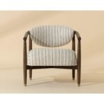 Sigrid Lounge Chair - Antique Brown - Gifford Script 112740 112740 SIGRID LOUNGE CHAIR ANTIQUE BROWN GIFFORD SCRIPT 1