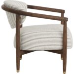 Sigrid Lounge Chair - Antique Brown - Gifford Script 112740 112740 SIGRID LOUNGE CHAIR ANTIQUE BROWN GIFFORD SCRIPT 22