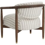 Sigrid Lounge Chair - Antique Brown - Gifford Script 112740 112740 SIGRID LOUNGE CHAIR ANTIQUE BROWN GIFFORD SCRIPT 23