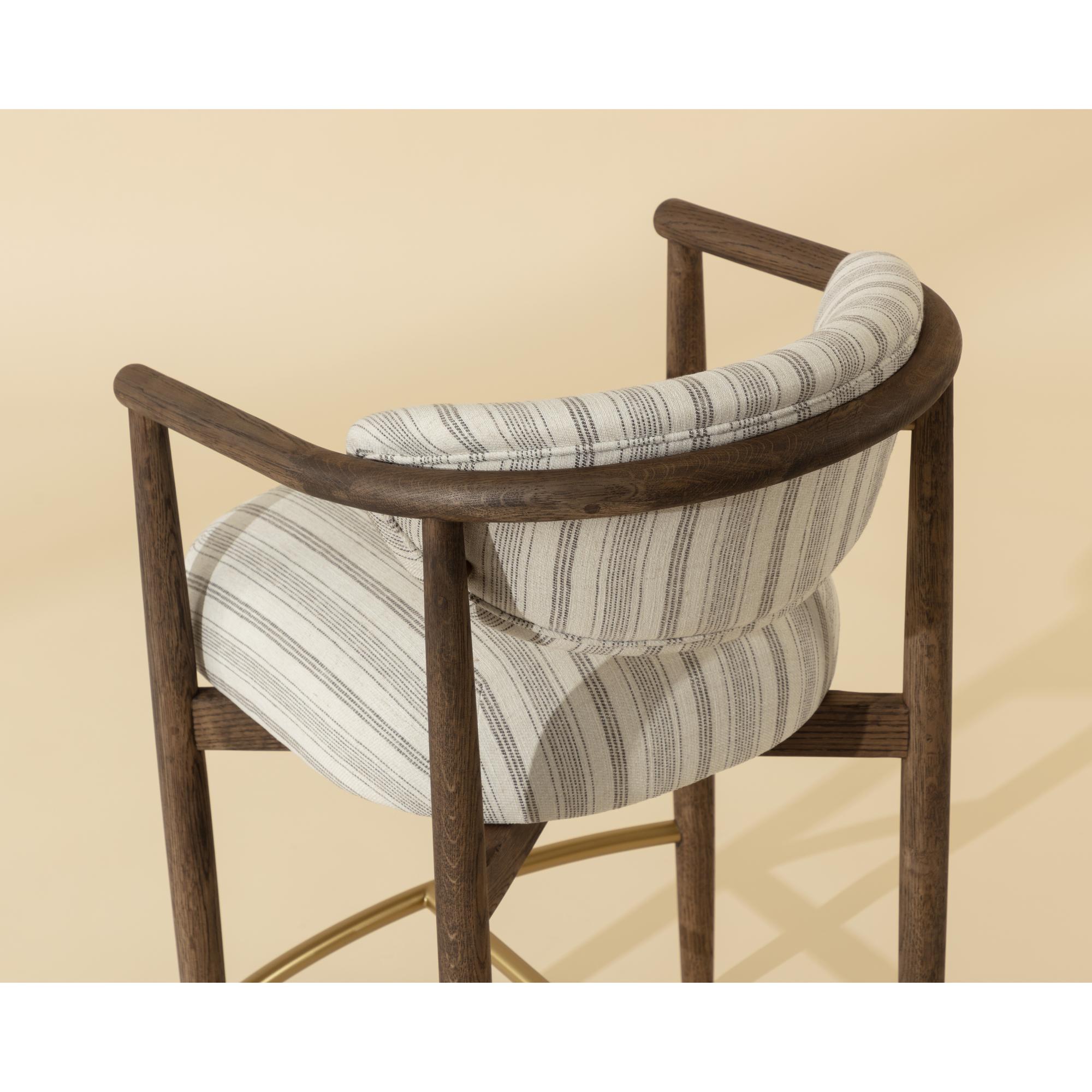 Sigrid Counter Stool - Antique Brown - Gifford Script 8 Sigrid Counter Stool - Antique Brown - Gifford Script - Image 8