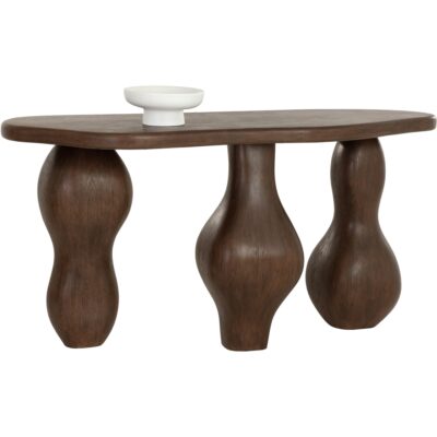 Ines Console Table - Dark Brown