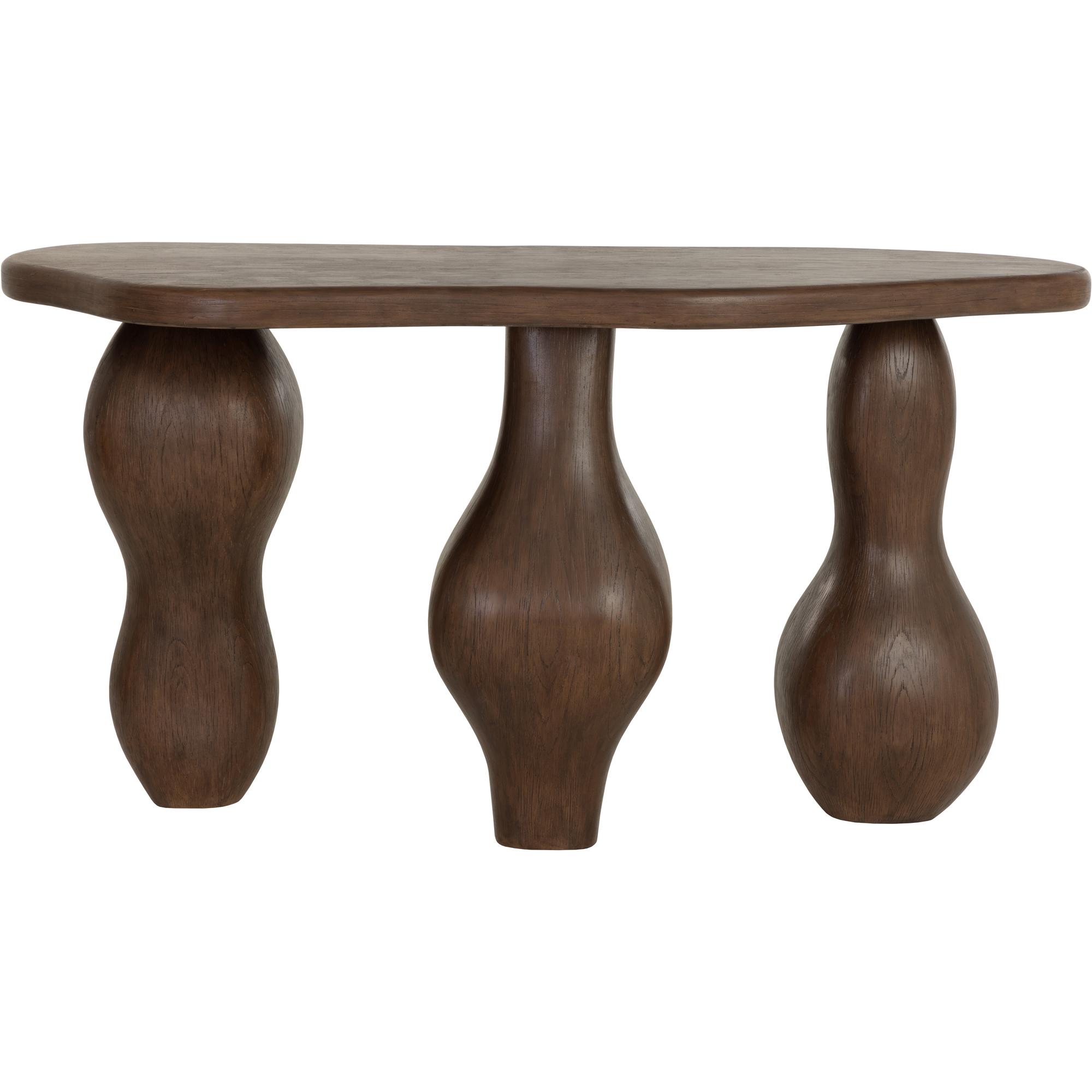 Ines Console Table - Dark Brown 3 Ines Console Table - Dark Brown - Image 3