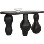 Ines Console Table - Black