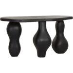 Ines Console Table - Black 6 Ines Console Table - Black - Image 2