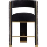 Adamina Counter Stool - Abbington Black / Hobbes Night 6 Adamina Counter Stool - Abbington Black / Hobbes Night - Image 2