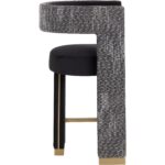 Adamina Counter Stool - Abbington Black / Hobbes Night 7 Adamina Counter Stool - Abbington Black / Hobbes Night - Image 3