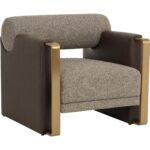 Edgar Lounge Chair - Gellar Earth / Eglinton Espresso