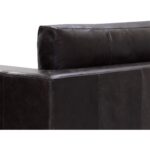 Anakin Sofa - Light Oak - Tuscany Warm Black Leather - Image 12