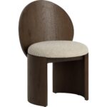 Mitre Dining Chair - Santa Cruz Oatmeal