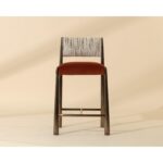 Bayard Counter Stool - Dark Bronze - Meg Rust / Terri Nutmeg 112803 112803 BAYARD COUNTER STOOL DARK BRONZE MEG RUST TERRI NUTMEG 1