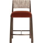 Bayard Counter Stool - Dark Bronze - Meg Rust / Terri Nutmeg 112803 112803 BAYARD COUNTER STOOL DARK BRONZE MEG RUST TERRI NUTMEG 21
