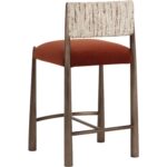 Bayard Counter Stool - Dark Bronze - Meg Rust / Terri Nutmeg 112803 112803 BAYARD COUNTER STOOL DARK BRONZE MEG RUST TERRI NUTMEG 23