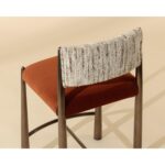 Bayard Counter Stool - Dark Bronze - Meg Rust / Terri Nutmeg 112803 112803 BAYARD COUNTER STOOL DARK BRONZE MEG RUST TERRI NUTMEG 6