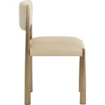 Bayard Dining Chair - Antique Brass - Napa Beige / Santa Cruz Oatmeal 112804 112804 BAYARD DINING CHAIR ANTIQUE BRASS NAPA BEIGE SANTA CRUZ OATMEAL 22