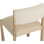 Bayard Dining Chair - Antique Brass - Napa Beige / Santa Cruz Oatmeal 112804 112804 BAYARD DINING CHAIR ANTIQUE BRASS NAPA BEIGE SANTA CRUZ OATMEAL 26