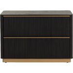 Kalla Nightstand - Large - Charcoal - Image 3