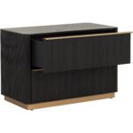 Kalla Nightstand - Large - Charcoal - Image 4