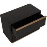 Kalla Nightstand - Large - Charcoal - Image 5