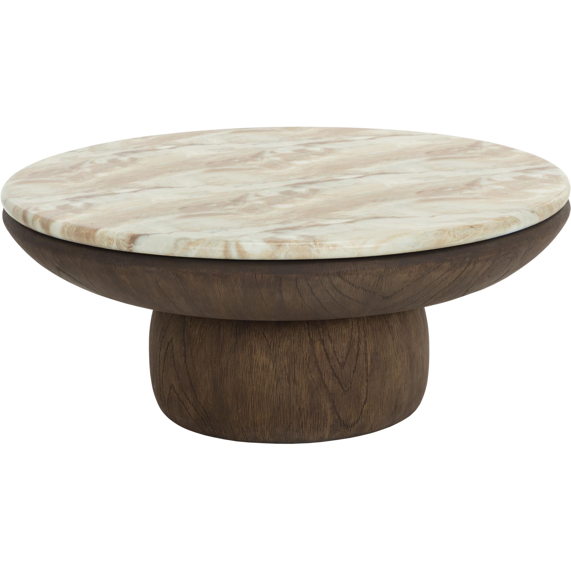 Orula Coffee Table - Marble Look - Macchiato 2 Orula Coffee Table - Marble Look - Macchiato - Image 2