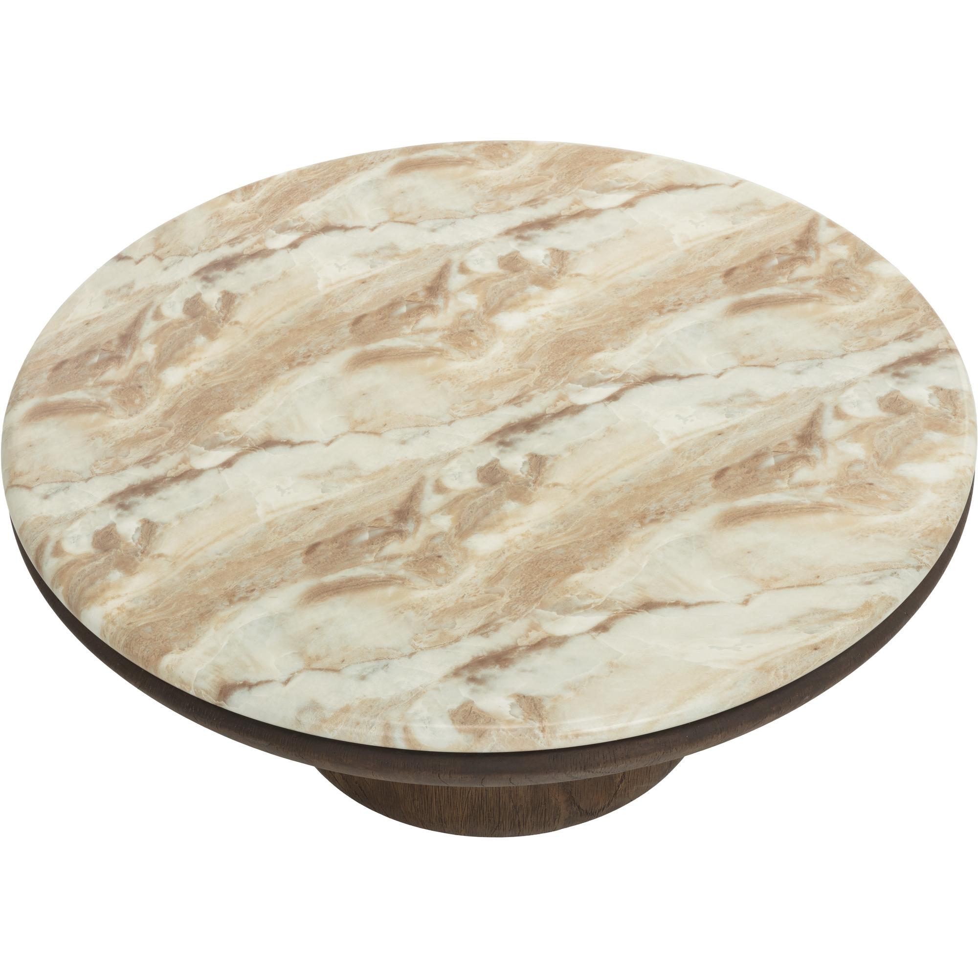 Orula Coffee Table - Marble Look - Macchiato 3 Orula Coffee Table - Marble Look - Macchiato - Image 3