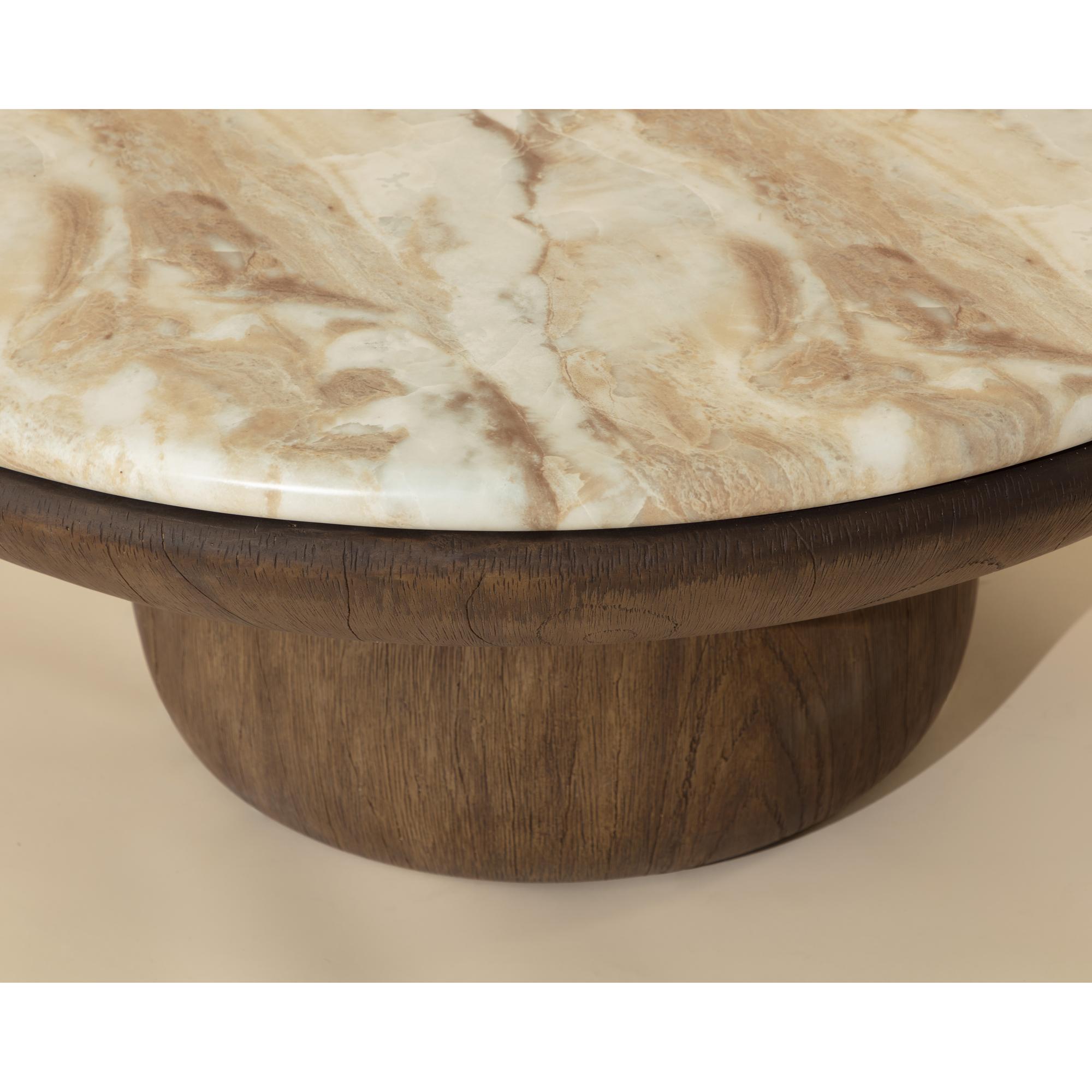 Orula Coffee Table - Marble Look - Macchiato 7 Orula Coffee Table - Marble Look - Macchiato - Image 7